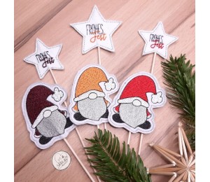 Stickserie ITH - Weihnachtswichtel Stecker